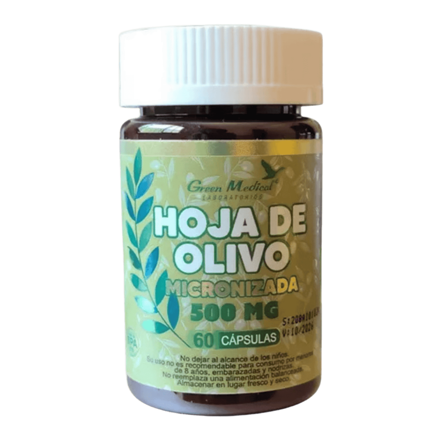 HOJA DE OLIVO 500 MG X 60 CAPSULAS GREEN MEDICAL