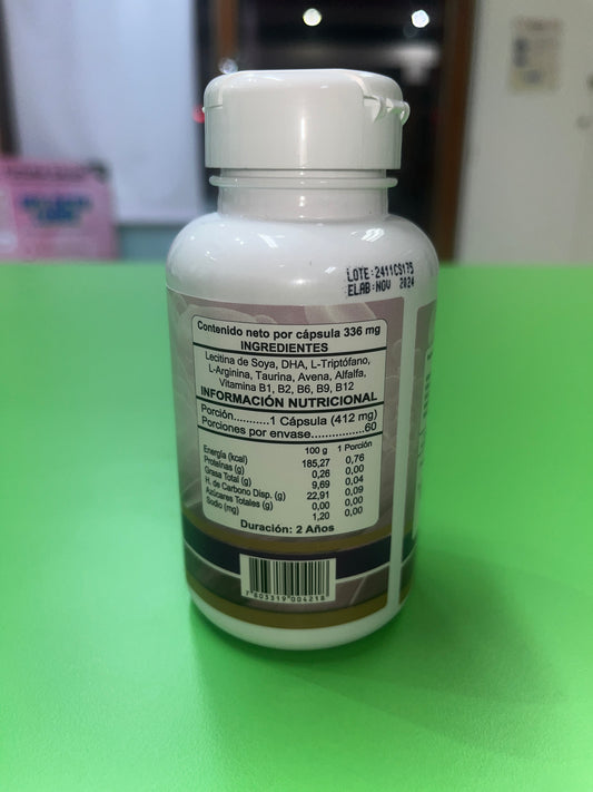 INTELECTUM (L-triptófano y DHA) 60 CÁPSULAS AURA VITALIS