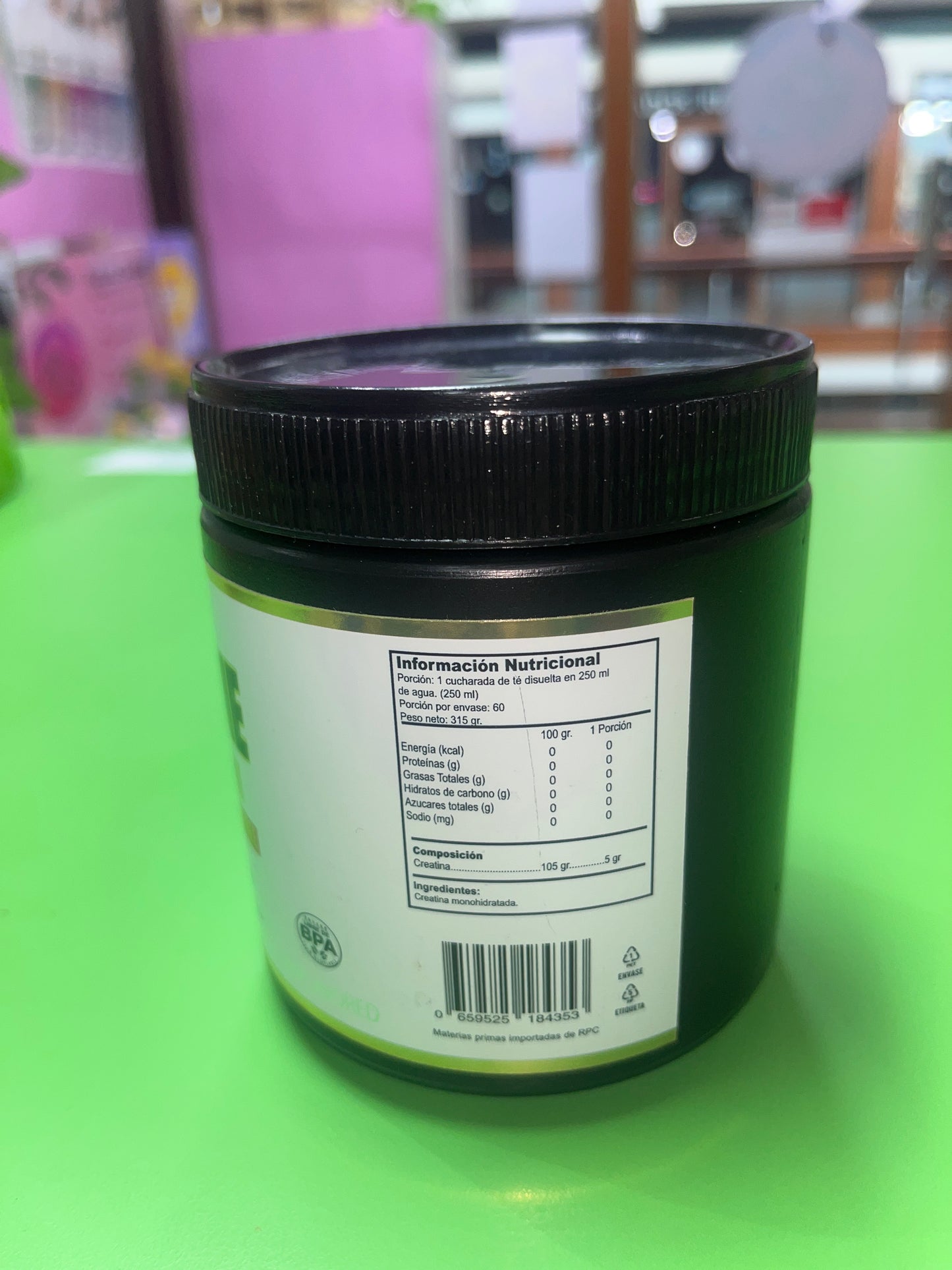CREATINA MONOHIDRATADA 300 gr DÍA DE LA CREATINA