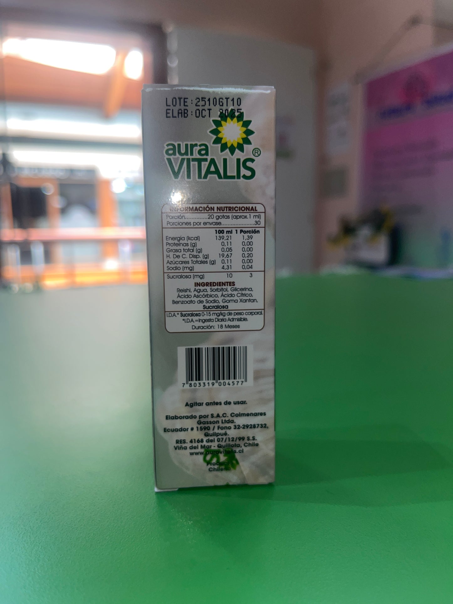 Reishi gotas 30 ml auravitalis