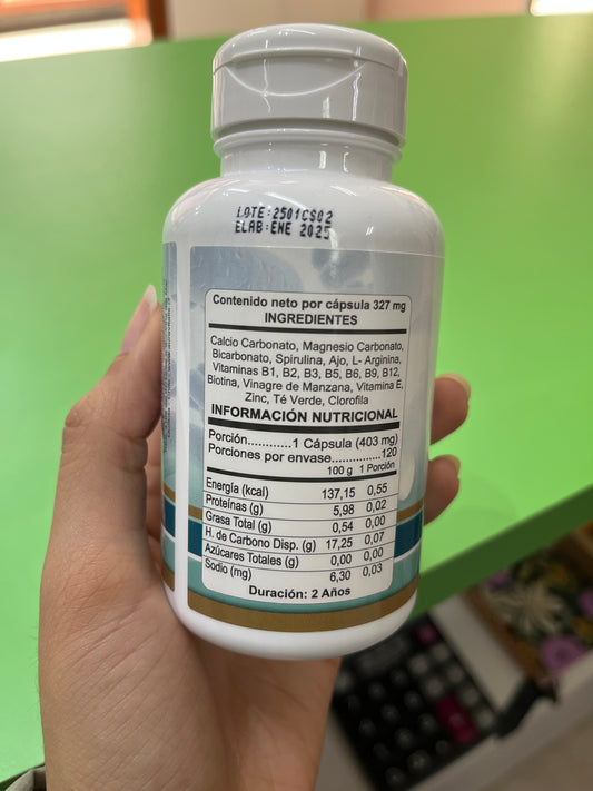 ALCALIN PH x120 CAP AURA VITALIS