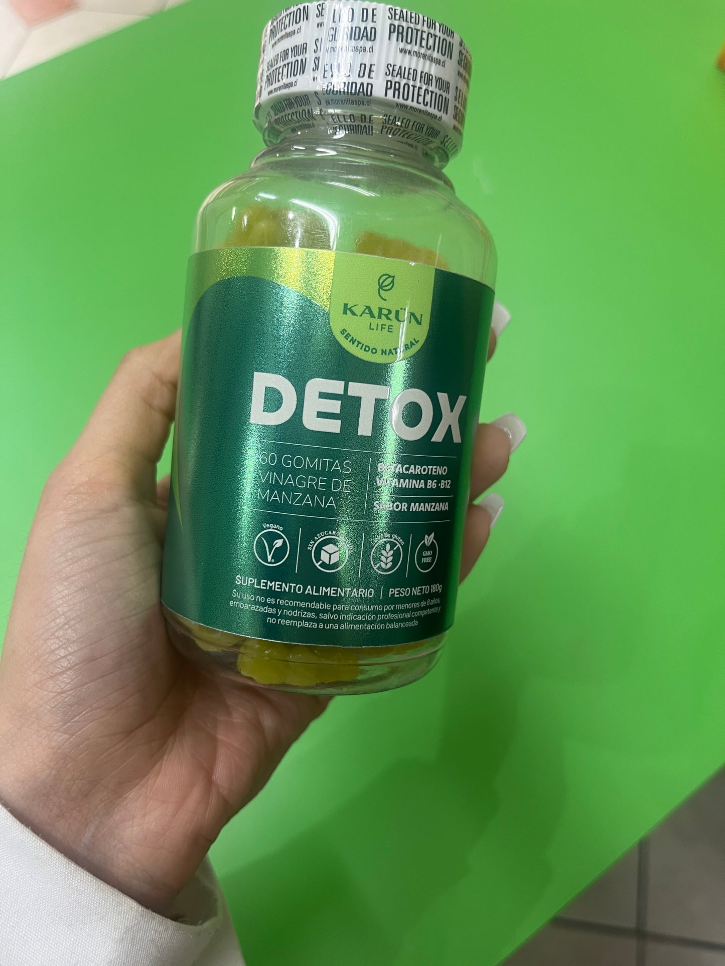 DETOX GUMMIES X 60 GUMMIES VINAGRE DE MANZANA
