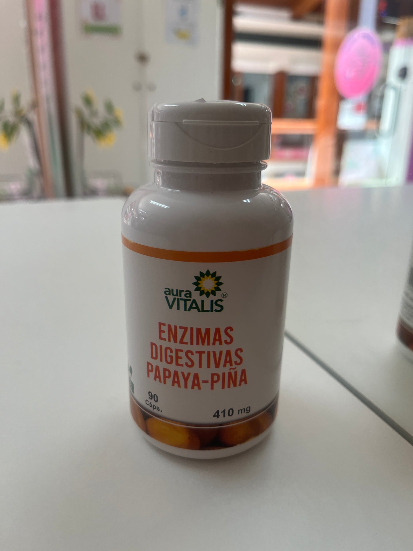 Enzimas digestivas 90 Cap auravitalis