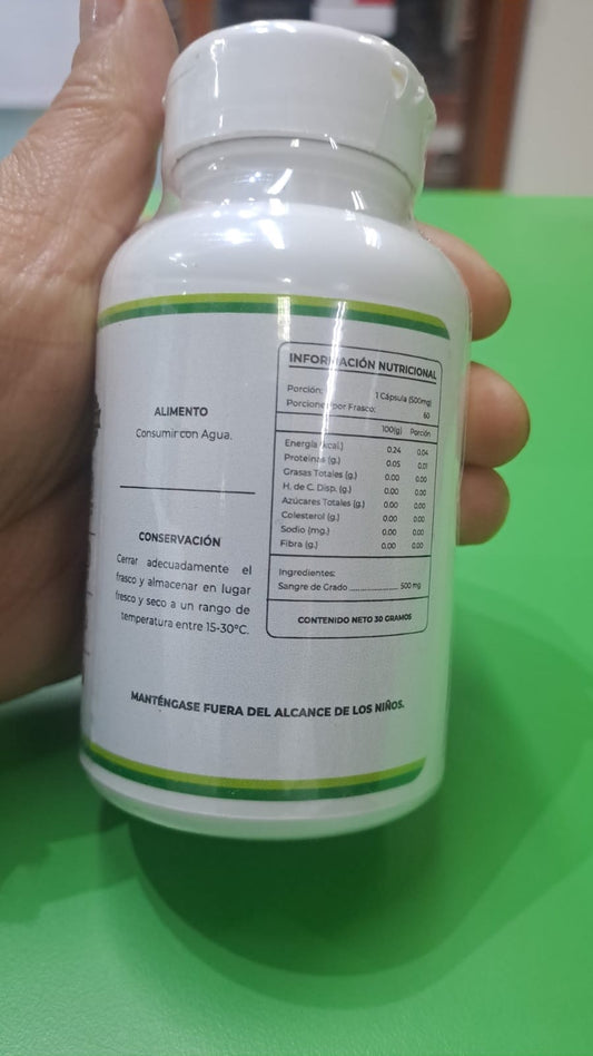 DRAGO PLUS (SANGRE DE GRADO) X 60 CÁPSULAS VIBRALAB