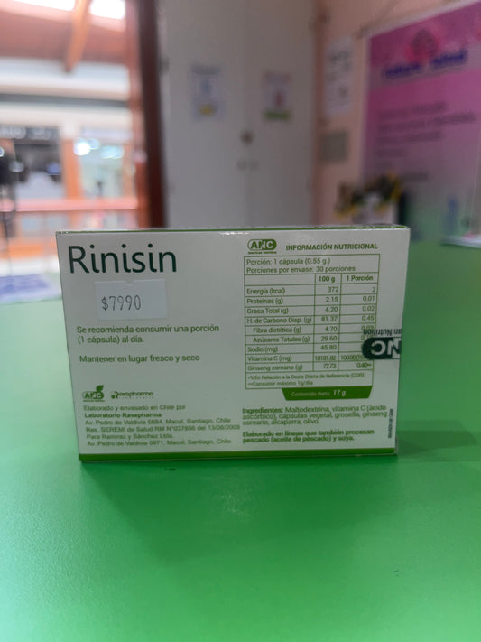 Rinisin 30 cápsulas vegetales ANC