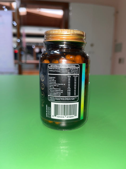 PENTAMAG PREMIUM (5 tipos de magnesio) X 90 CÁPSULAS VEGETALES RI AND CO