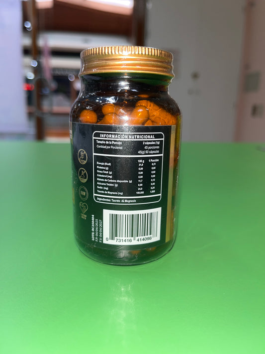 TAURATO DE MAGNESIO 500 MG X 90 CÁPSULAS VEGETALES RI AND CO