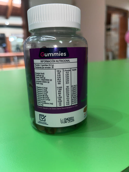 BIOTINA PLUS X 60 GOMITAS NUTRAPHARM