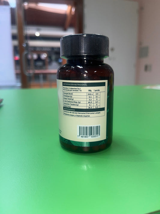 CÚRCUMA PIMIENTA NEGRA 500 MG X 90 CÁPSULAS KARUN LIFE