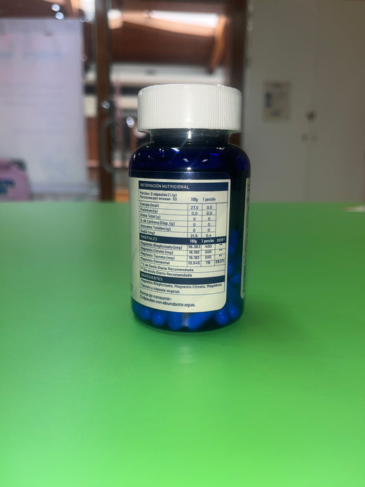 TRIPLE MAGNESIO (BISGLICINATO + CITRATO + TAURATO) 60 CÁPSULAS KARUN LIFE