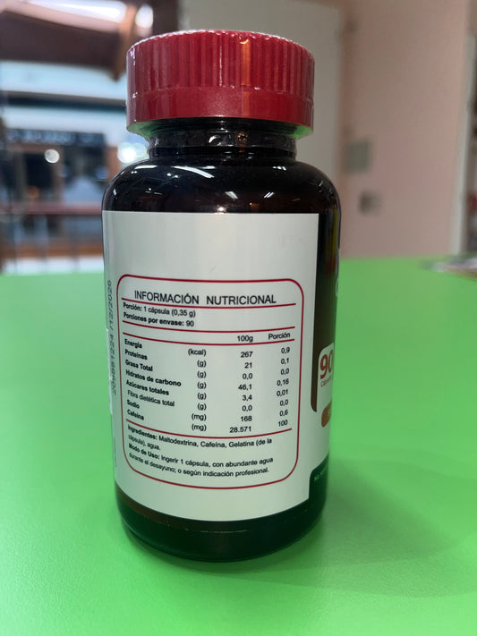 CAFEÍNA ANHIDRA X 90 CÁPSULAS FNL