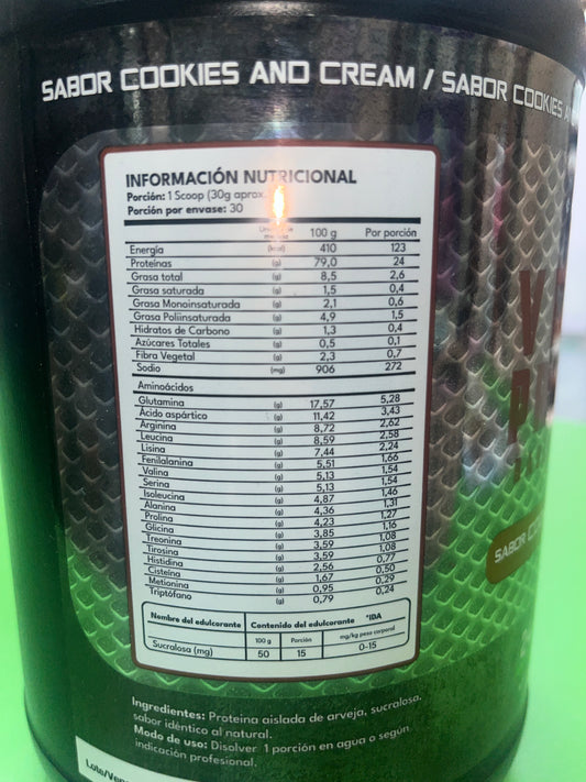 VEGAN PROTEIN 900 G COOKIES AND CREAM FNL