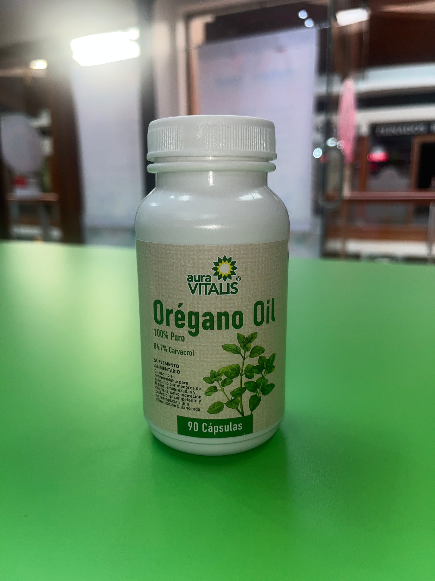 ACEITE DE ORÉGANO X 90 CÁPSULAS AURA VITALIS