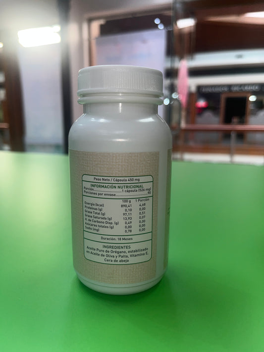 ACEITE DE ORÉGANO X 90 CÁPSULAS AURA VITALIS