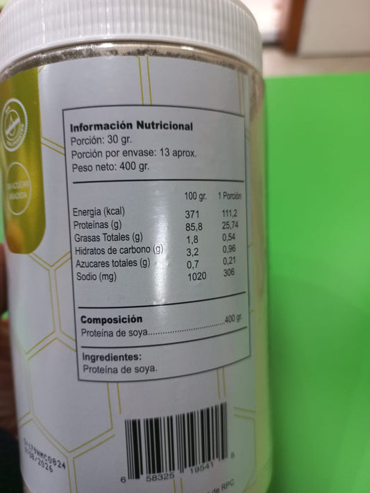 PROTEÍNA VEGANA DE SOYA 400 GR GREEN MEDICAL