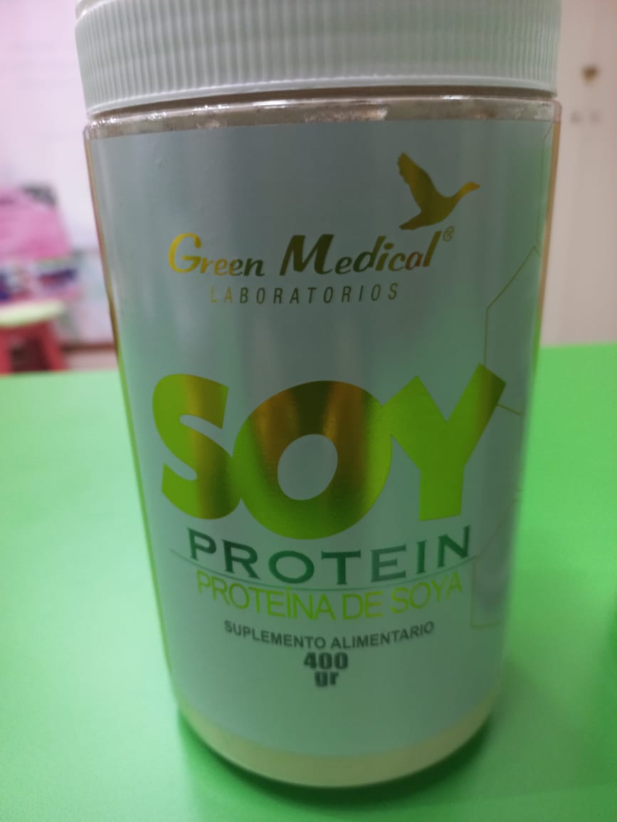 PROTEÍNA VEGANA DE SOYA 400 GR GREEN MEDICAL
