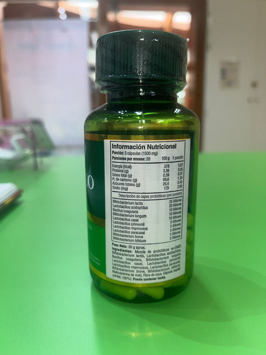 PROBIÓTICOS 100 BILLONES X 60 CÁPSULAS