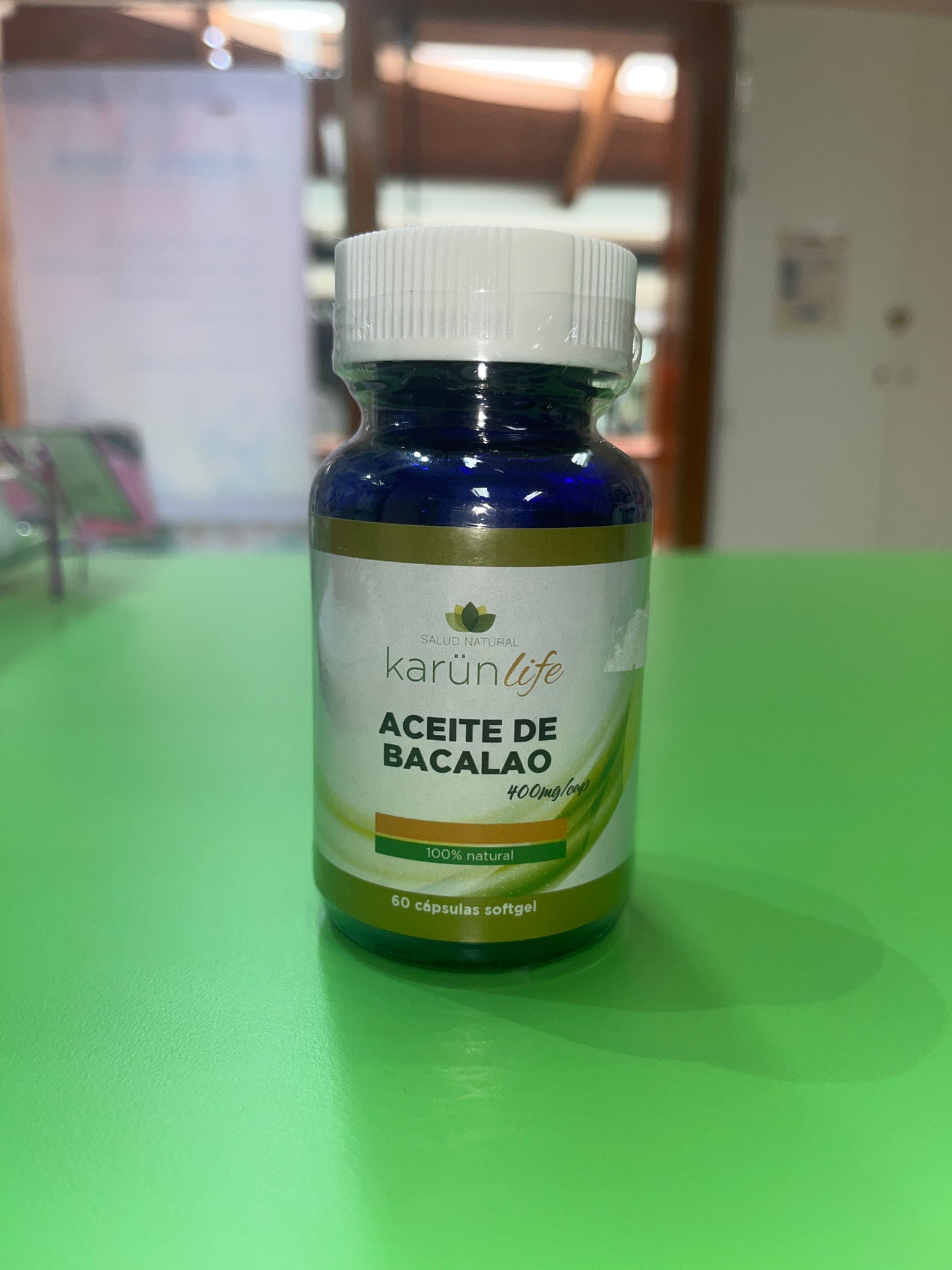 ACEITE DE BACALAO 400 MG X 60 CÁPSULAS VEGETALES KARUN LIFE