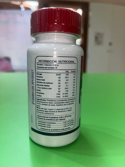 PROBIÓTICOS 6 BILLONES X 60 CÁPSULAS FNL