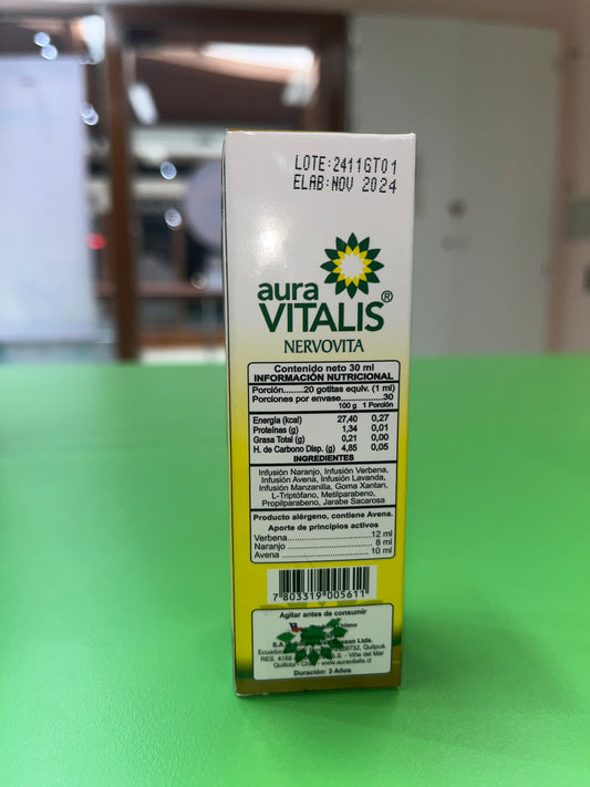 NERVO VITA GOTAS 30 ML AURA VITALIS