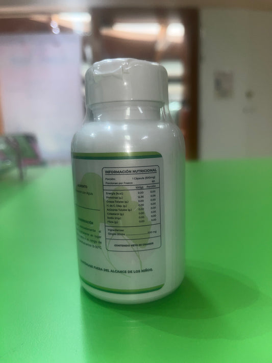 GINK-BIL (Ginkgo biloba) 500 MG X 60 CÁPSULAS VIBRALAB