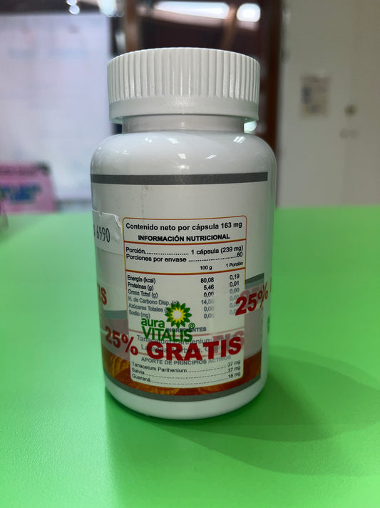 MIGRAINE PRO 60 CÁPSULAS AURA VITALIS