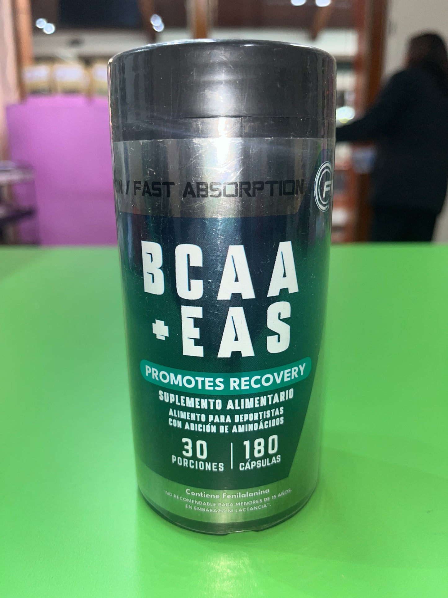 BCAA (aminoácidos de cadena ramificada)+ EAS 180 CÁPSULAS FNL