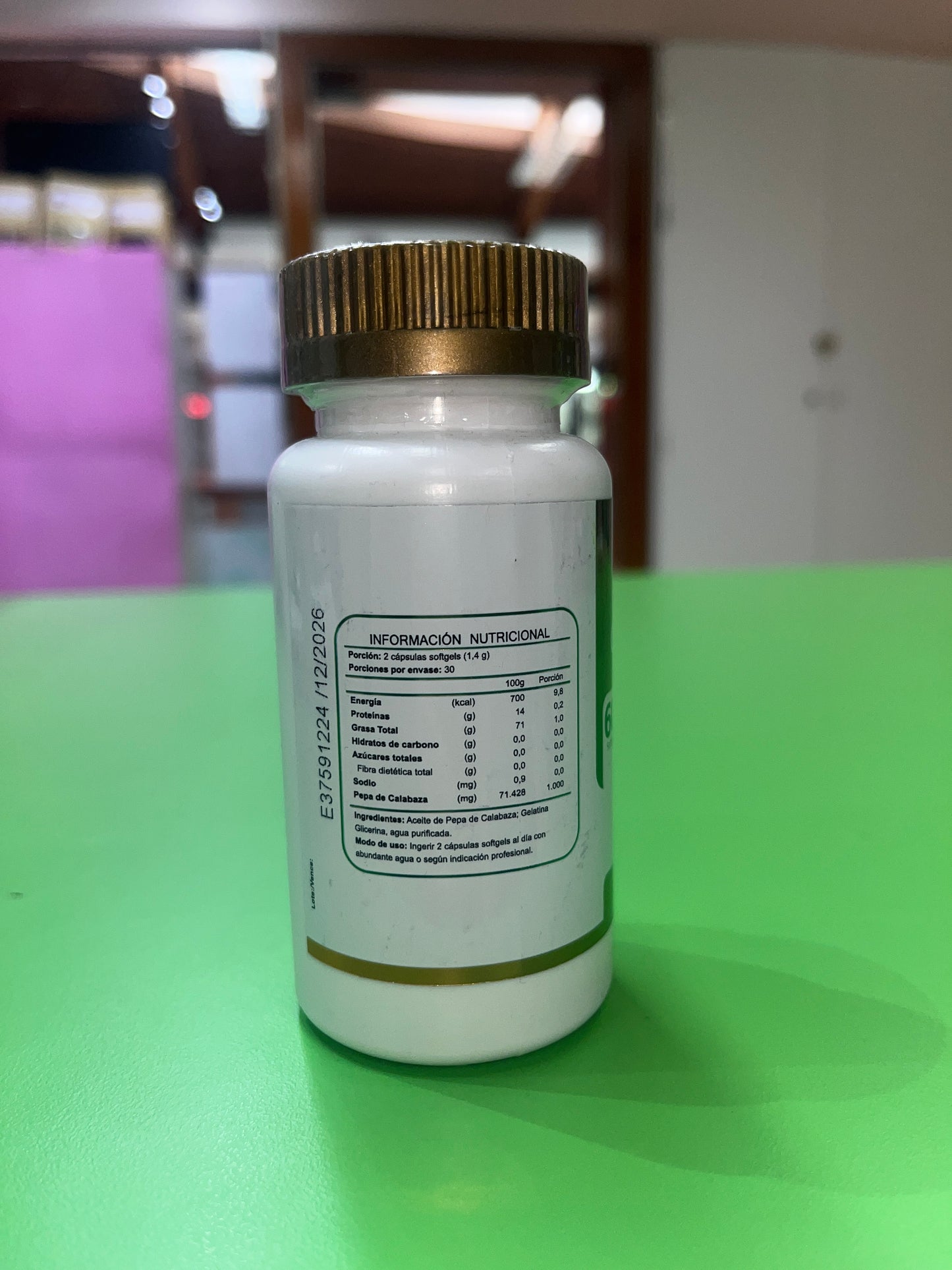 PEPA DE CALABAZA X 60 CAP FNL