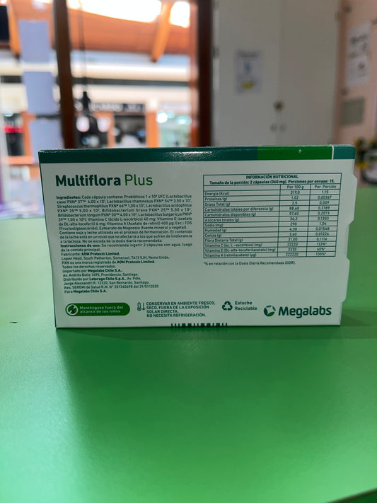Multiflora plus 30 cápsulas Megalabs