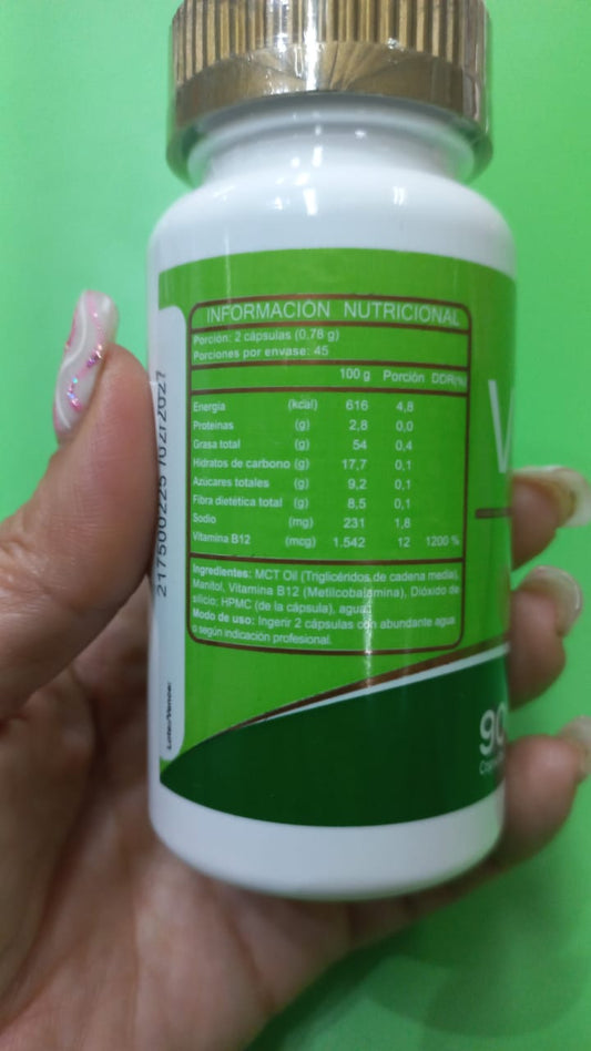 VITAMINA B12 VEGAN X 90 CAPSULAS FNL