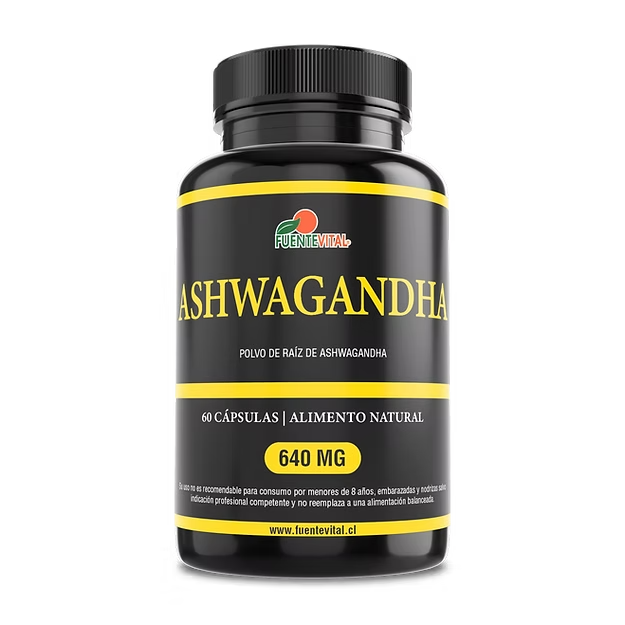 ASHWAGANDHA 640 MG X 60 CAPSULAS FUENTE VITAL