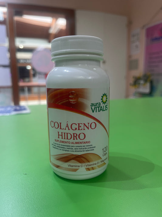 Colágeno hidrolizado 120 cap auravitalis