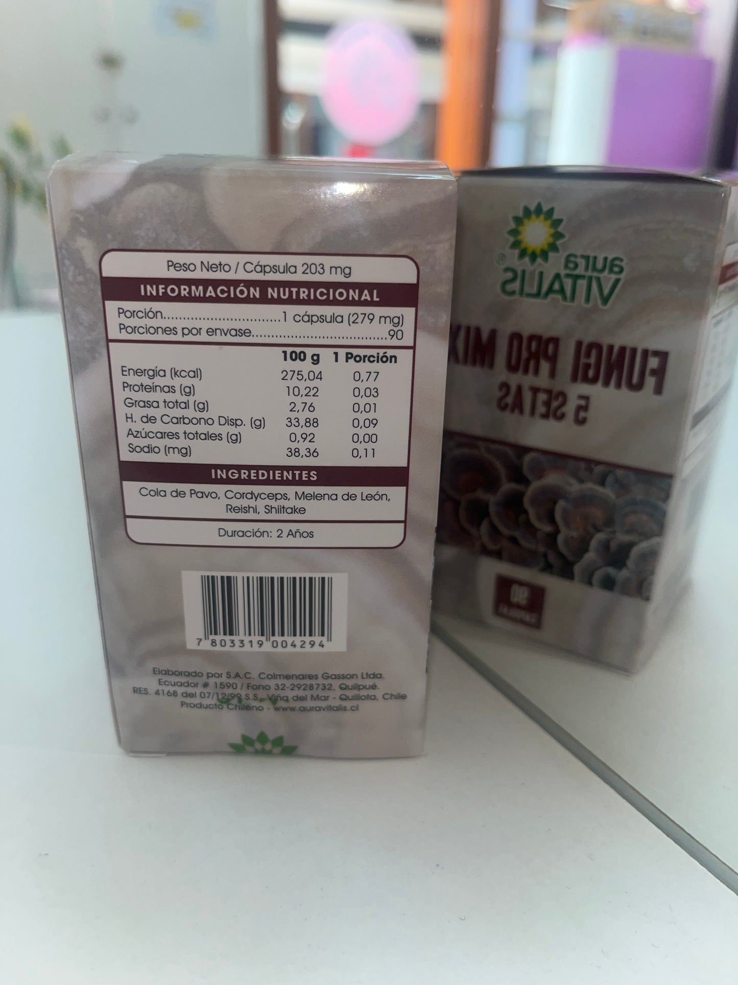 Fungi pro mix 5 setas 90 cap Auravitalis