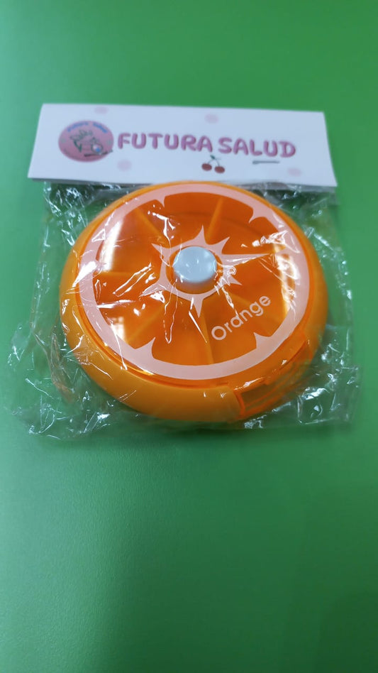 Pastillero naranja