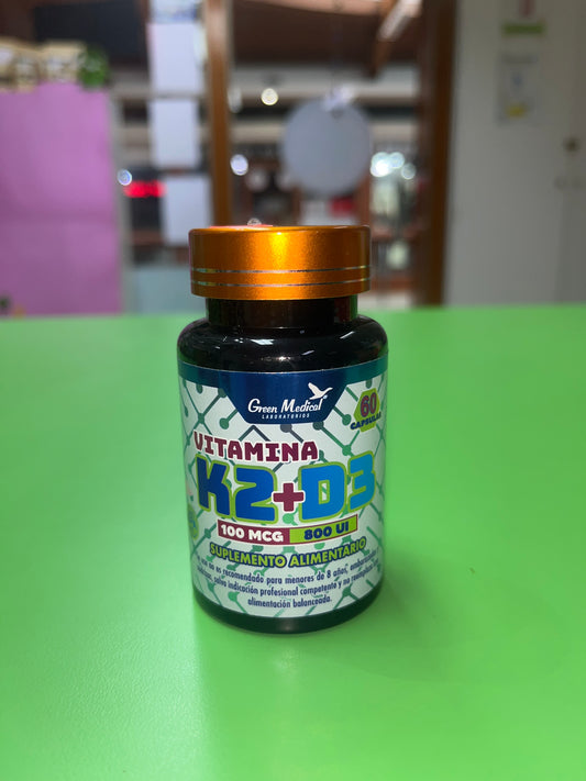 VITAMINA D3 + K2 60 cápsulas GM