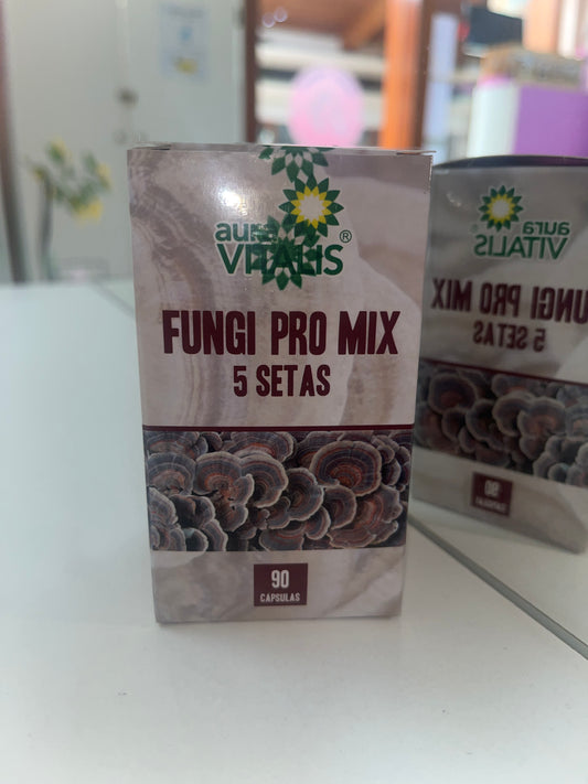 Fungi pro mix 5 setas 90 cap Auravitalis