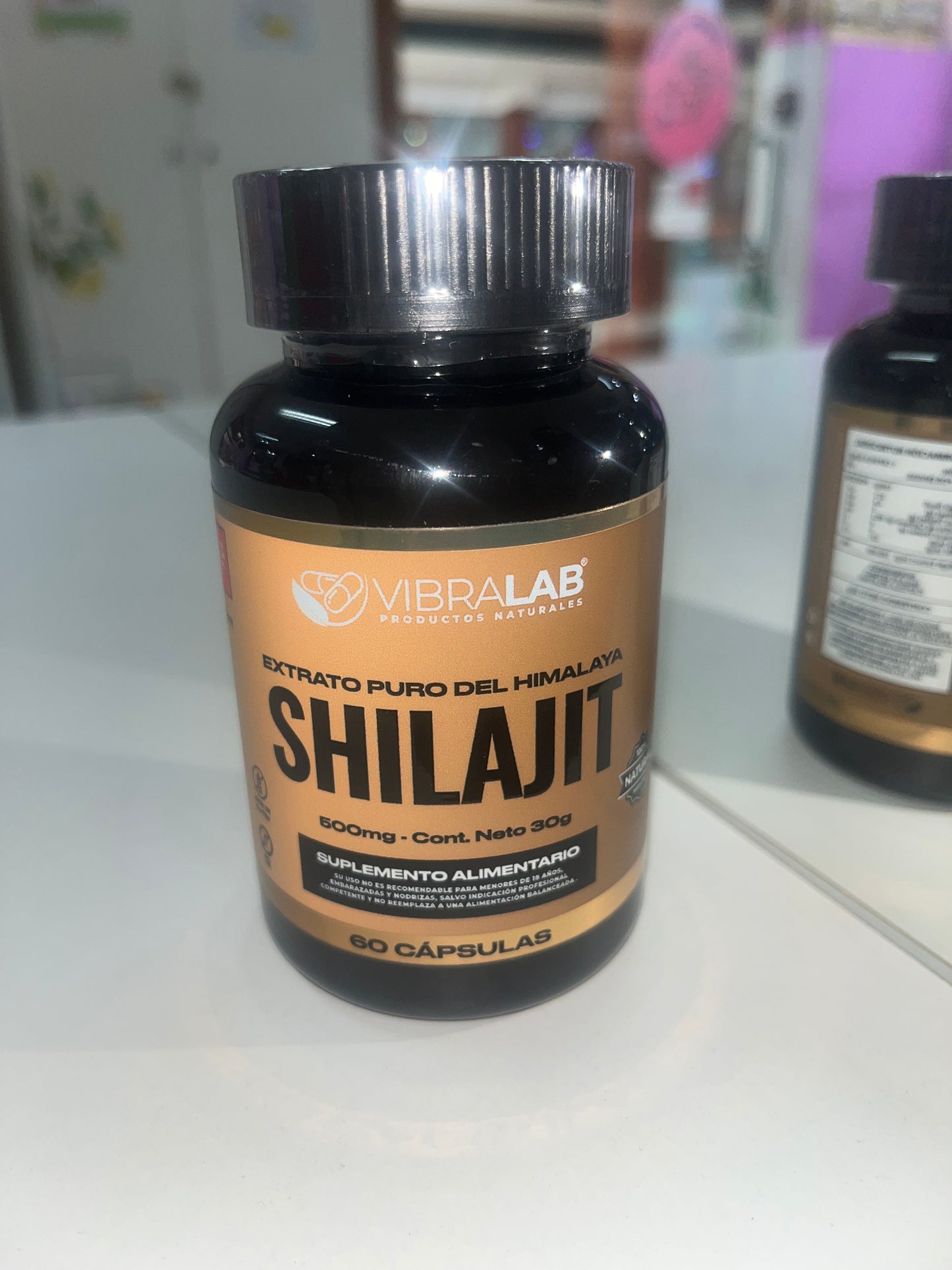 Shilajit 500 mg (EXTRACTO PURO DEL HIMALAYA) Vibralab