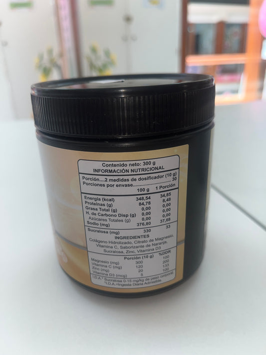 Colágeno péptidos (magnesio, zinc, Vit D3) 300 g aura vitalis