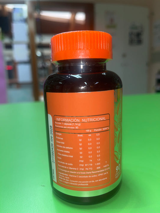 Vitamina C No ácida x 90 cápsulas FNL