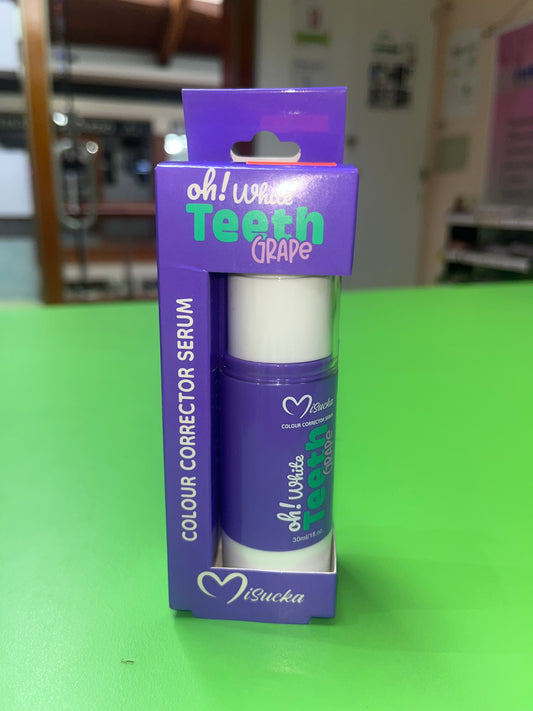 Oh White teeth Grape (SÉRUM CORRECTOR COLOR) Violeta 30 ml Misucka