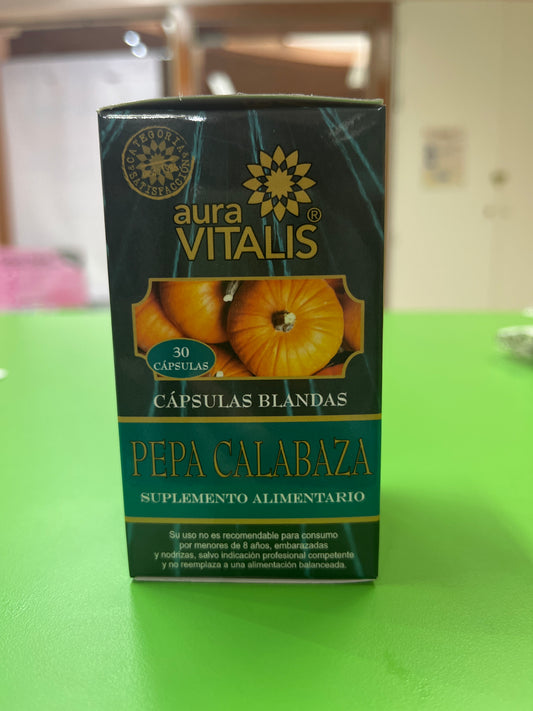 PEPA CALABAZA X 30 CÁPSULAS BLANDAS AUTA VITALIS