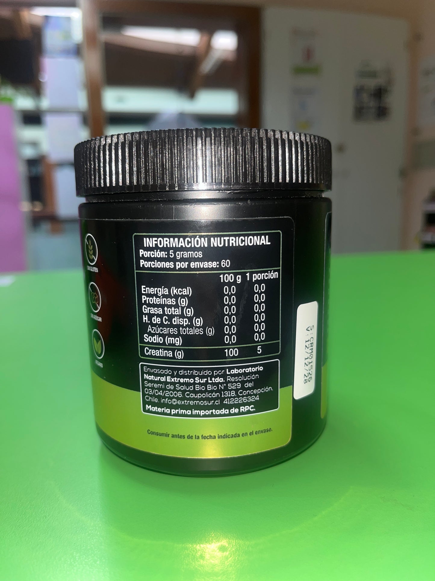 CREATINA MONOHIDRATADA 300 gr DÍA DE LA CREATINA