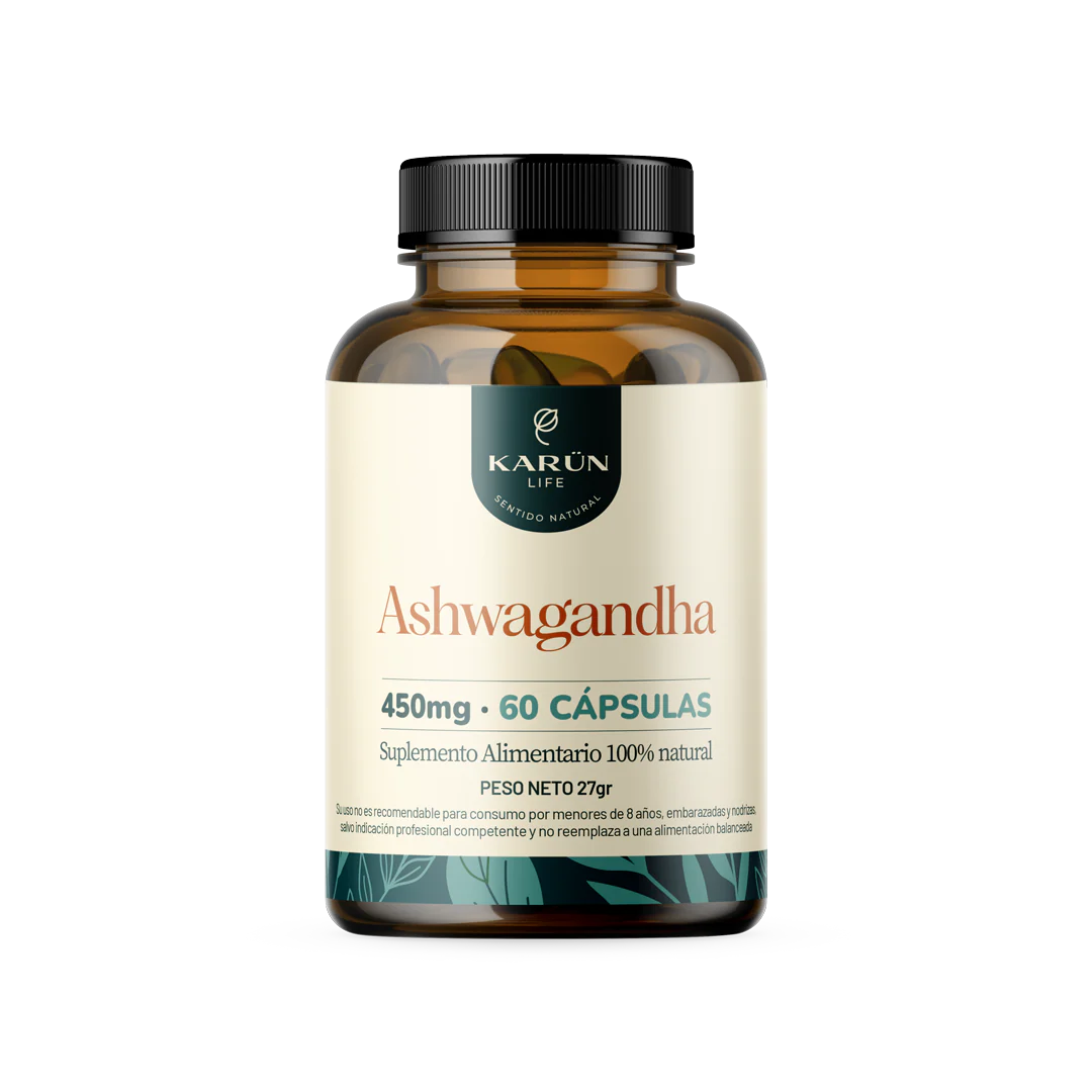 ASHWAGANDHA 450 MG X 60 CAPSULAS KARUN LIFE