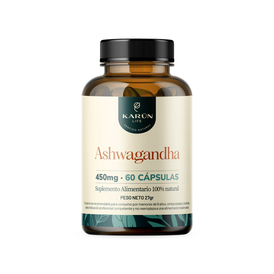 ASHWAGANDHA 450 MG X 60 CAPSULAS KARUN LIFE