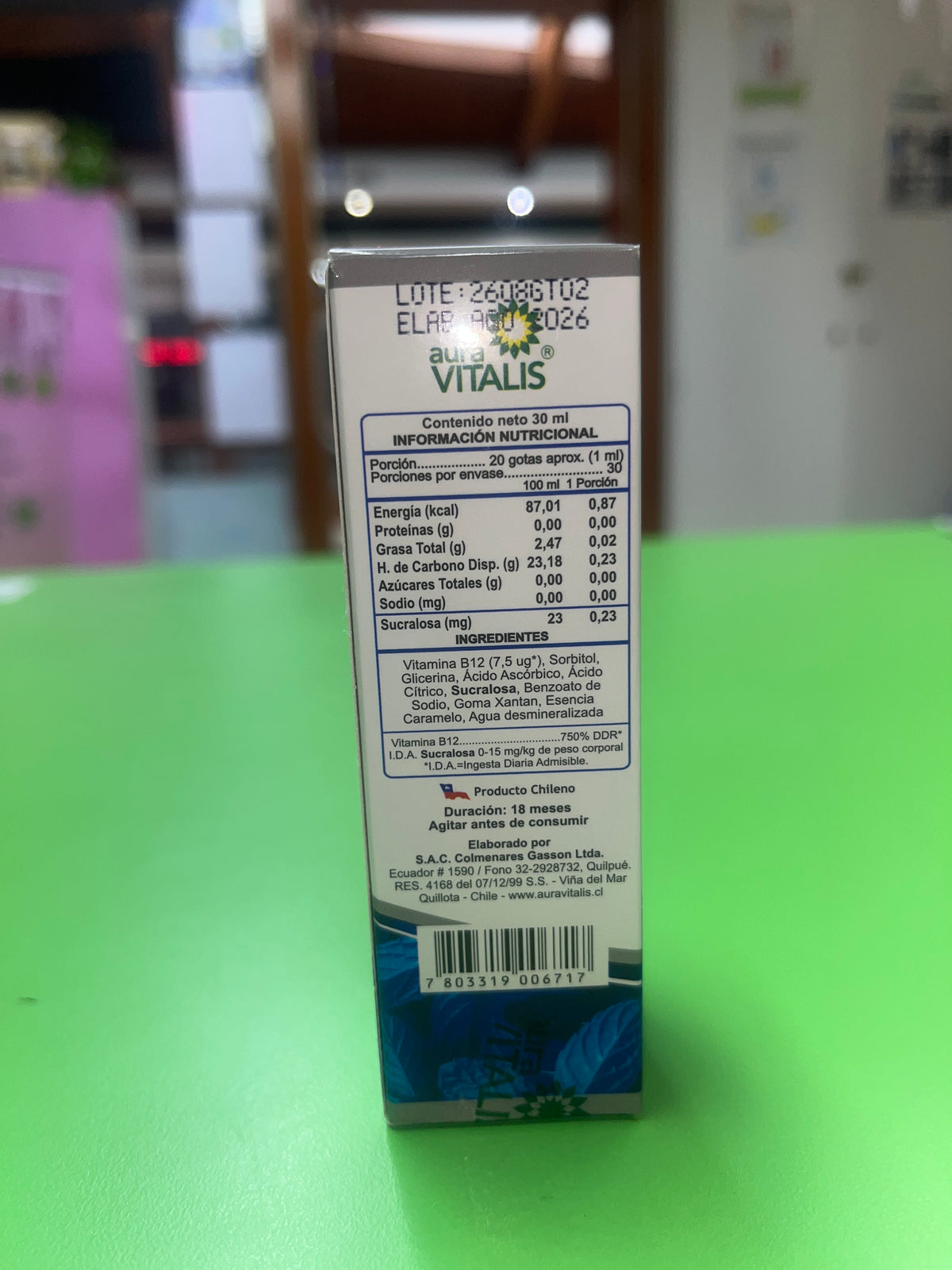 Vitamina B12 gotas 30 ml