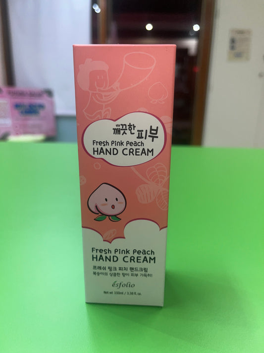 CREMA DE MANOS (Fresh pink peach) 100 ML ESFOLIO
