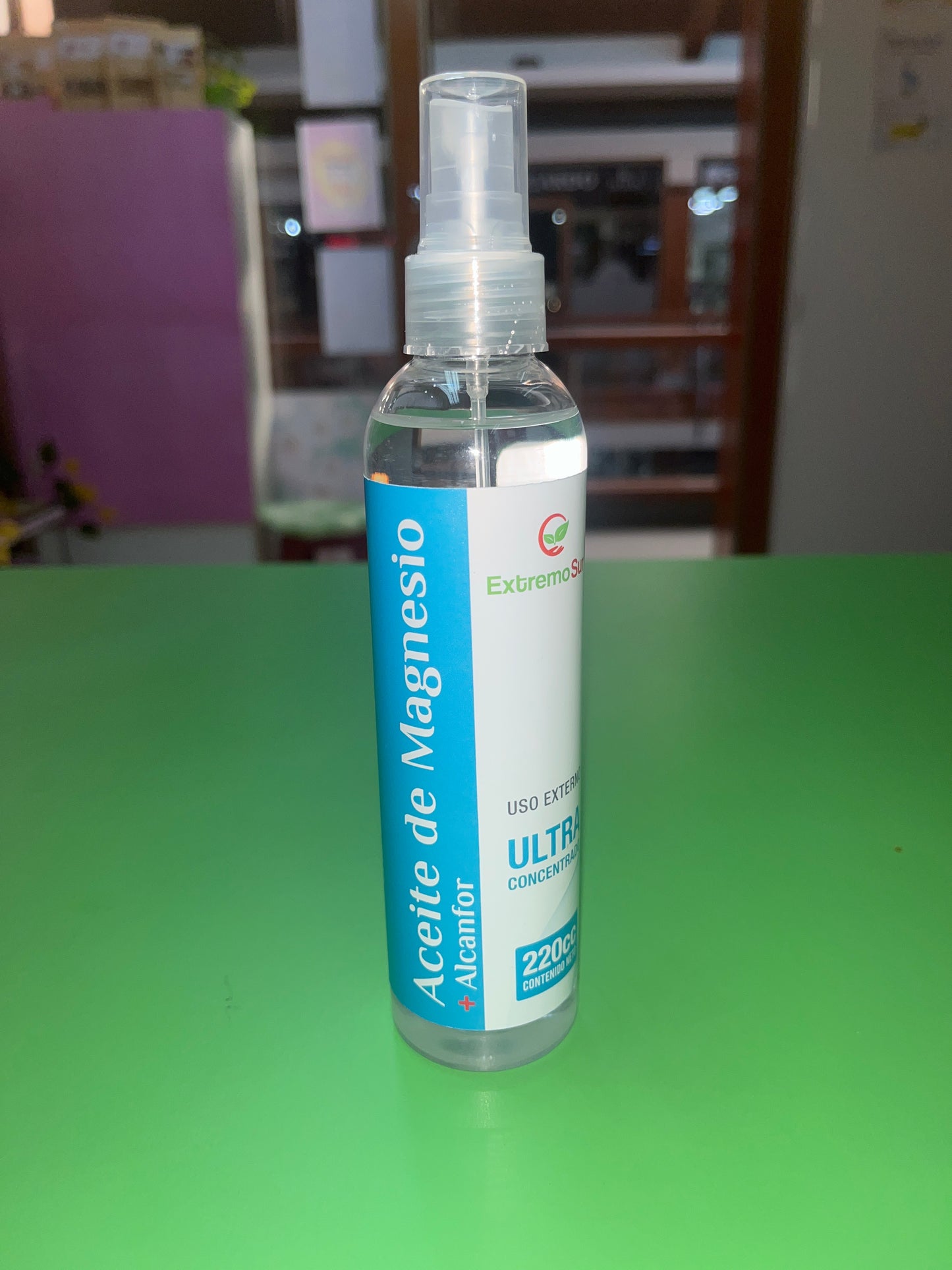 Aceite de magnesio + alcanfor 220 cc Extremo sur