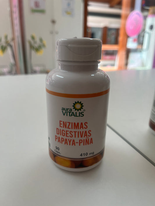 Enzimas digestivas 90 Cap auravitalis