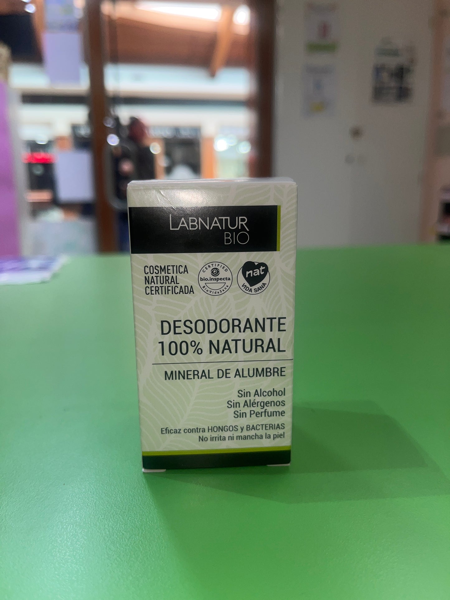 Desodorante mineral alumbre 120g (piedra alumbre) LABNATUR BIO