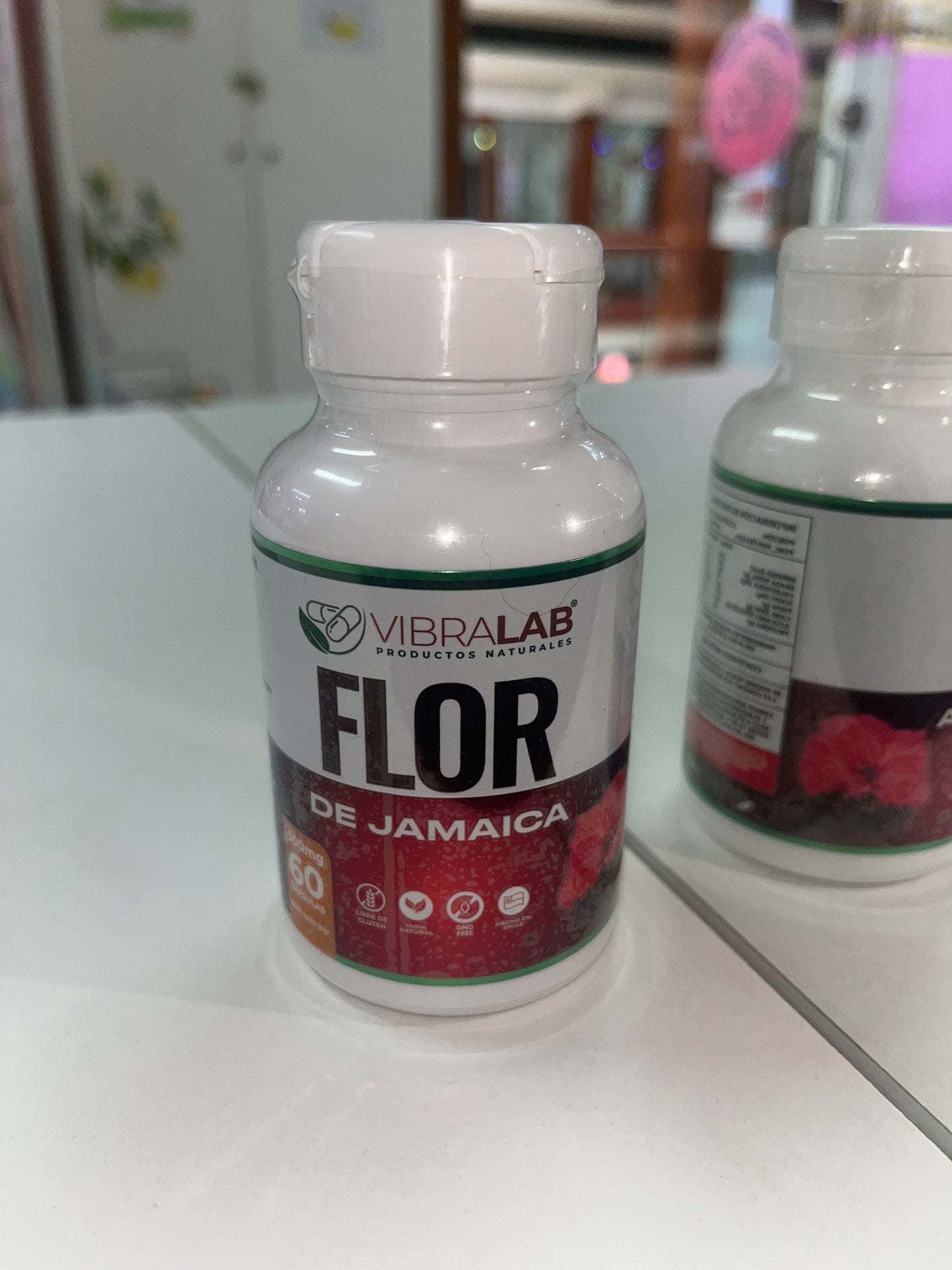 Flor de jamaica 500 mg 60 cap Vibralab